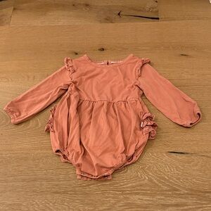 Ruffle Butts Maeve colored Romper 12-18m ruffle back so cute!